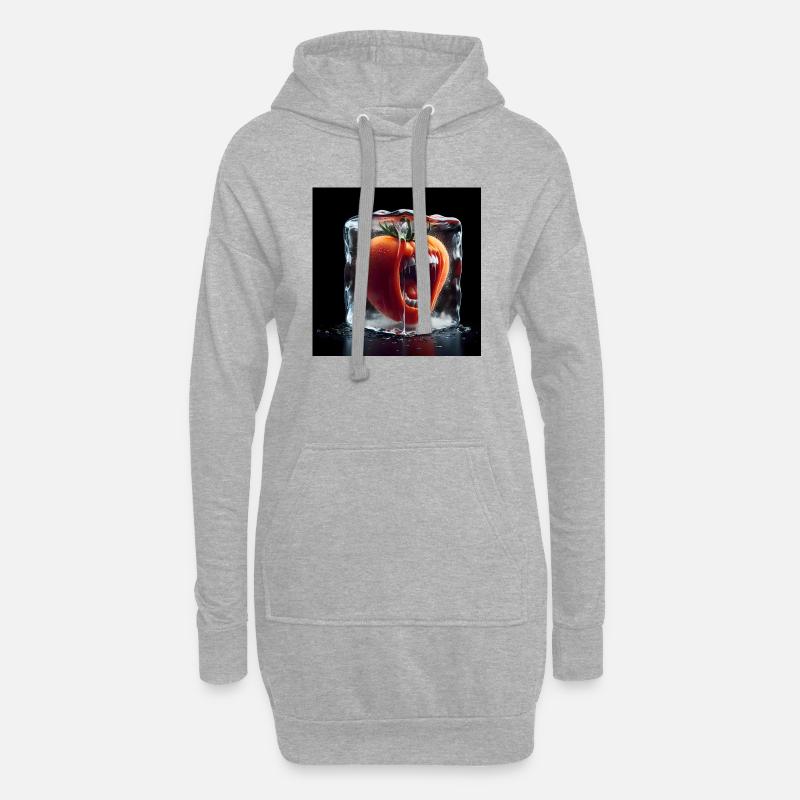 Carbs Age 1 - Hoodie-Kleid - Grau meliert