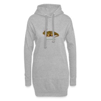 DIABLOCERATOPS - Hoodie-Kleid - Grau meliert - Vorne