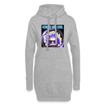 Schlau - Hoodie-Kleid - Grau meliert - Vorne