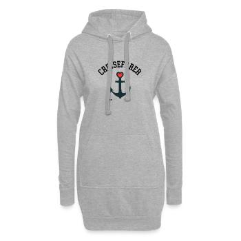 Ancre de croisière CRUISEFARER BASIC 2024 - Sweat-shirt à capuche long Femme - gris chiné - Devant
