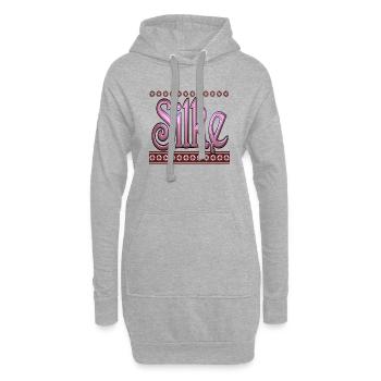 silke2 - Hoodie-Kleid - Grau meliert - Vorne