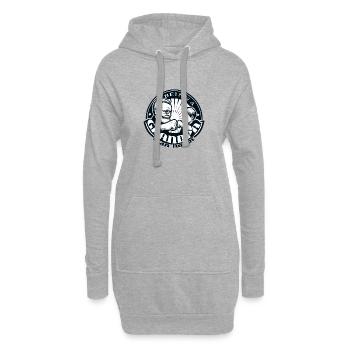 Opas Ehre - Hoodie-Kleid - Grau meliert - Vorne