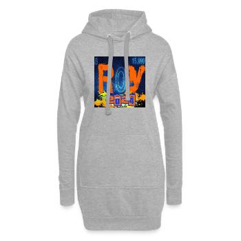 Rookie of The YEAR CHEMISTRY - Sweat-shirt à capuche long Femme - gris chiné - Devant