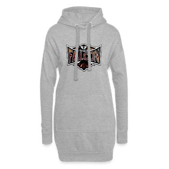 Fly As A Falcon - Phoenix - Hoodie Dress - heather grey - Front