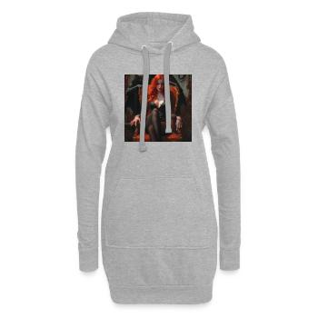 Devil - Hoodie-Kleid - Grau meliert - Vorne