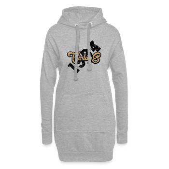 Millésime 1994 - Sweat-shirt à capuche long Femme - gris chiné - Devant
