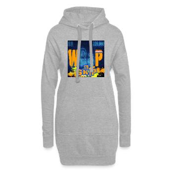 "WRAP & SKIP" Design von ALLEYHOP - Hoodie-Kleid - Grau meliert - Vorne