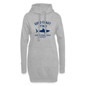 Gold Coast Attack - Australia - Surfers Paradise - Hoodie-Kleid - Grau meliert - Vorne