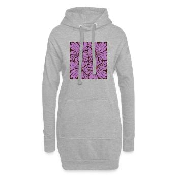 F45 - Hoodie-Kleid - Grau meliert - Vorne