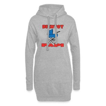 BALD OPA - Hoodie-Kleid - Grau meliert - Vorne