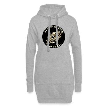 Actopn sports paintball - Sweat-shirt à capuche long Femme - gris chiné - Devant
