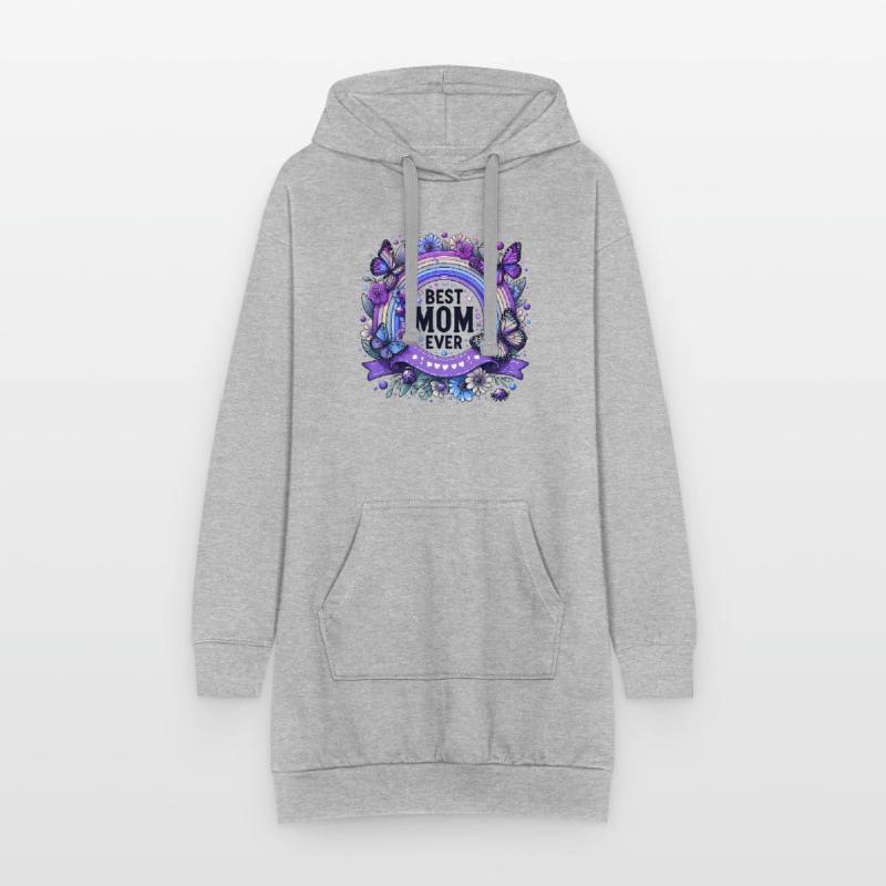 Die beste Mutter der Welt Mutter Mutter Beste Supermutter Hoodie-Kleid