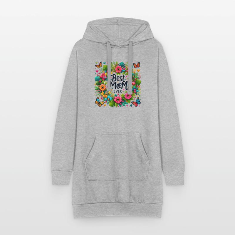 Die beste Mutter der Welt Mutter Mutter Beste Supermutter Hoodie-Kleid