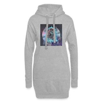 Skatepunk Woman Ms. Black - Hoodie-Kleid - Grau meliert - Vorne