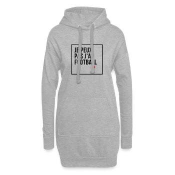 Football - Fußball - Fútbol - Calcio - Foot - Cool - Hoodie-Kleid - Grau meliert - Vorne