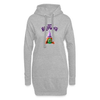 Spooky Cute Halloween Fun - Hoodie Dress - heather grey - Front