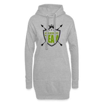 Coat of Arms Team - Hoodie Dress - heather grey - Front