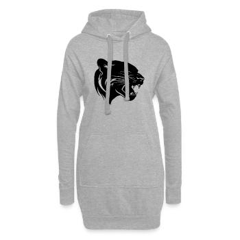 Panther - Hoodie-Kleid - Grau meliert - Vorne