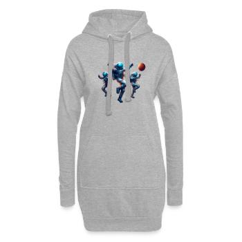 Astronaut Fan De L'Espace - Sweat-shirt à capuche long Femme - gris chiné - Devant