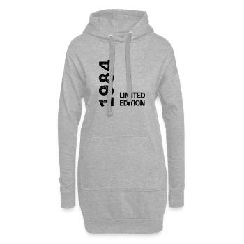 Limitierte Auflage 1984 - Hoodie-Kleid - Grau meliert - Vorne