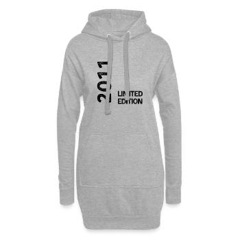 Limitierte Auflage 2011 - Hoodie-Kleid - Grau meliert - Vorne