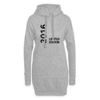 Limitierte Auflage 2016 - Hoodie-Kleid - Grau meliert - Vorne
