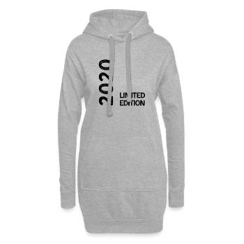2020 Limitierte Auflage - Hoodie-Kleid - Grau meliert - Vorne