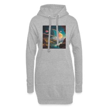 Limbo Dystopian Fantasy - Hoodie Dress - heather grey - Front
