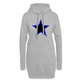 STAR 2 - Hoodie-Kleid - Grau meliert - Vorne