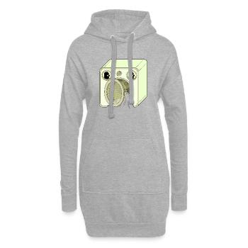 MASCHINE - Hoodie-Kleid - Grau meliert - Vorne