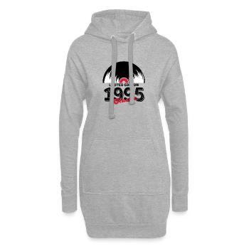 Limited edition 1995 Classic vinyle - Sweat-shirt à capuche long Femme - gris chiné - Devant
