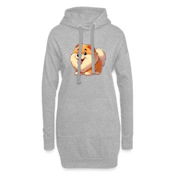 Chowchow 2 - Hoodie-Kleid - Grau meliert - Vorne