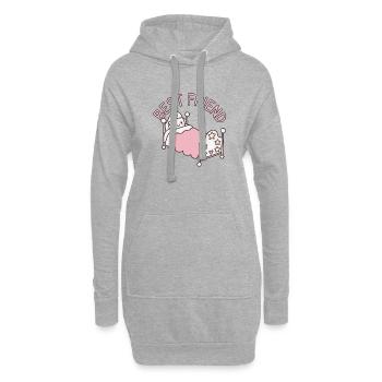 Bester Freund - Hoodie-Kleid - Grau meliert - Vorne
