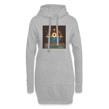 Hope by The Architech - Hoodie Dress - heather grey - Front