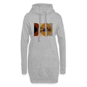 CAF - Hoodie-Kleid - Grau meliert - Vorne