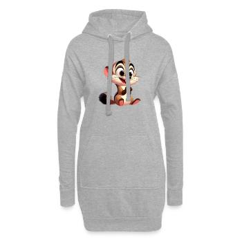 Wiesel - Hoodie-Kleid - Grau meliert - Vorne