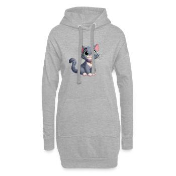 Kartäuser 15 - Hoodie-Kleid - Grau meliert - Vorne