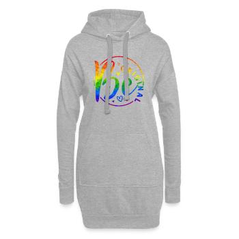 Seien Sie original Vektor Design Symbol Retro Zitat Etikett - Hoodie-Kleid - Grau meliert - Vorne