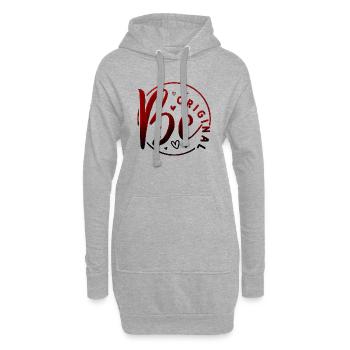 Seien Sie original Vektor Design Symbol Retro Zitat Etikett - Hoodie-Kleid - Grau meliert - Vorne