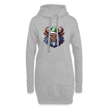 Krampus / Tradition / Culture / d’hiver - Sweat-shirt à capuche long Femme - gris chiné - Devant