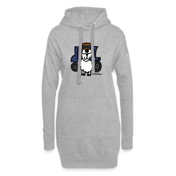 ScHoFeur - Hoodie-Kleid - Grau meliert - Vorne