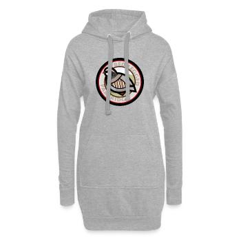 Red-legged partridge - Hoodie Dress - heather grey - Front