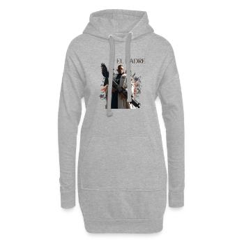 EL Padre Holy Judge - Hoodie-Kleid - Grau meliert - Vorne