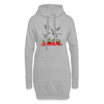 Wichtig - Hoodie-Kleid - Grau meliert - Vorne