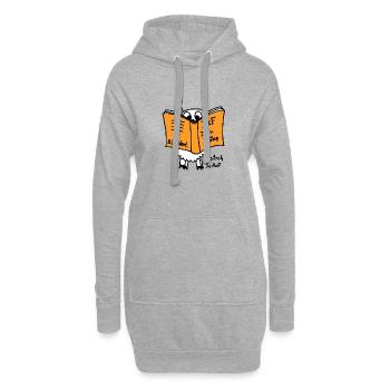 Deutsch Schof - Hoodie-Kleid - Grau meliert - Vorne