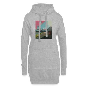 FRANCOFORTE Color - Hoodie-Kleid - Grau meliert - Vorne