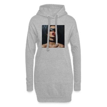 Frech - Hoodie-Kleid - Grau meliert - Vorne