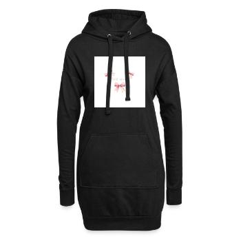 best mom - Hoodie-Kleid - Schwarz - Vorne