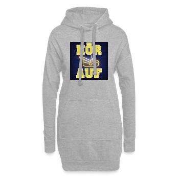 Hör auf - Hoodie-Kleid - Grau meliert - Vorne
