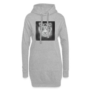 Blue EyeTiger - Hoodie-Kleid - Grau meliert - Vorne